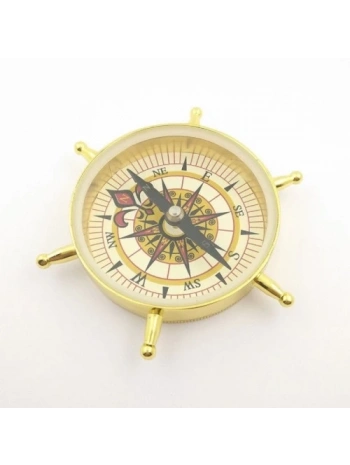 Estetik Tasarım Dümen Model Pirinç Pusula