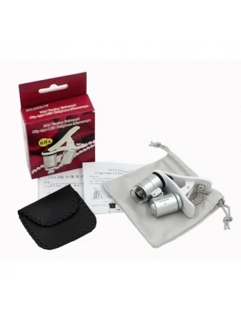 Evrensel Led Işıklı Mini Cep Mikroskobu, Tüm Kameralı Telefonlar Için No:9882w