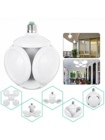 Led Futbol Ufo Ampul E27 28w 360 Derece Katlanır Lamba Ac 220v Lamba Led Spot Işık Beyaz Glop Led