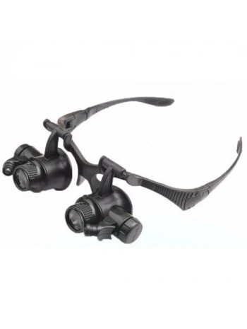 Gözlük Modeli 10x 15x 20x 25x Lens,2led Işıklı,büyüteç