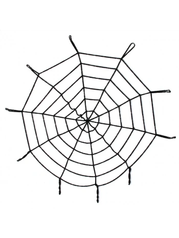 Halloween Cadılar Bayramı Örümcek Ağ Dekor Siyah 1.5 Metre