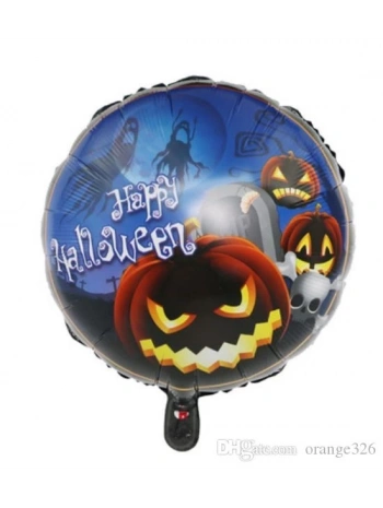 Happy Halloween Balkabağı Folyo Balon 18 İnç