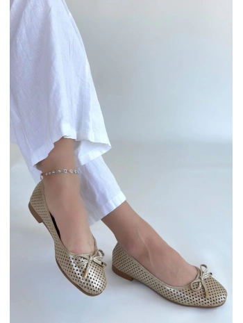 Icar Bej Cilt Babet Ayakkabı