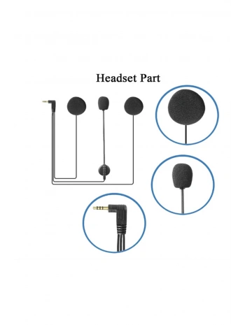 Jack Girişli 3.5mm İntercom Kulaklığı Bt31,bt22,bt35 Uyumlu Motorsiklet Kask Yedek Mikrofon