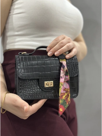 Jisse siyah cilt çanta