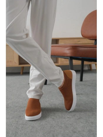 KB-106 MRTNM Taba Triko Günlük Erkek Ayakkabı