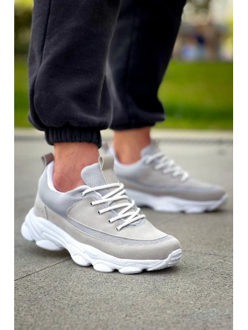 KB-707  Kuback Taş Süet Yüksek Taban Bağcıklı Günlük Erkek Ayakkabı