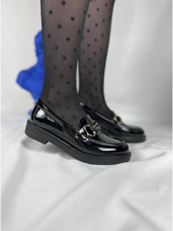 KB-801 MRTNM Kömür Rugan Günlük Kadın Babet