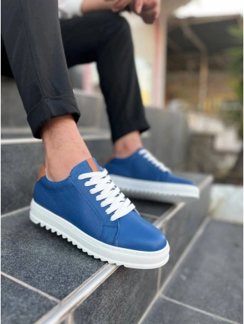 KB-DX2 MRTNM Mavi Deri Günlük Erkek Ayakkabı