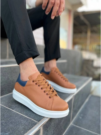 KB-DX3 MRTNM Taba Deri Günlük Erkek Ayakkabı