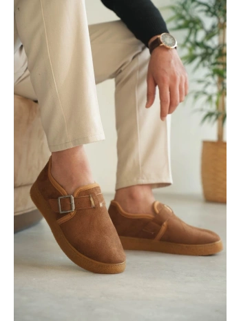 KB-KX1 Kuback Taba Kürklü Günlük Erkek Ayakkabı