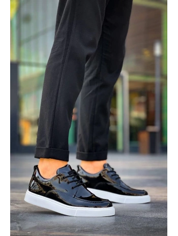 KB-X5 Kuback Siyah Rugan Günlük Erkek Ayakkabı