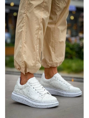 KB-X500  Kuback  Beyaz Silwer  Bağcıklı  Günlük Erkek  Ayakkabı