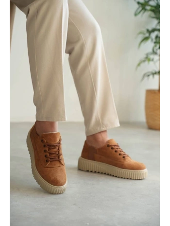 KB-X516 Kuback Taba Süet Günlük Erkek Ayakkabı