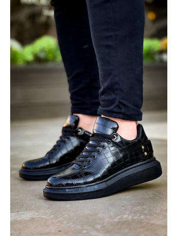 KB047  Kuback Kömür Crocodile Günlük Erkek  Ayakkabı