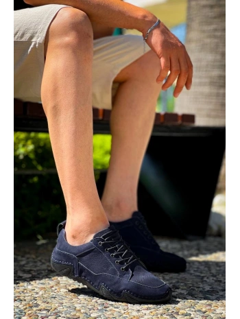 KBDX1 MRTNM Lacivert Deri Günlük Erkek Ayakkabı