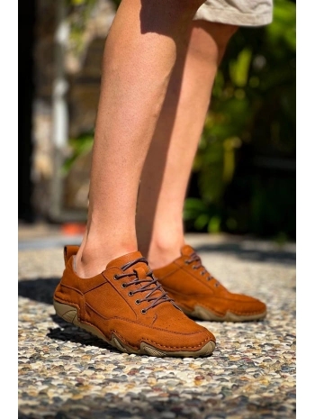 KBDX1 MRTNM Taba Deri Günlük Erkek Ayakkabı