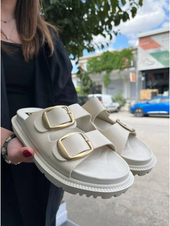 KBTX-1 Kuback Bej Günlük Kadın Terlik