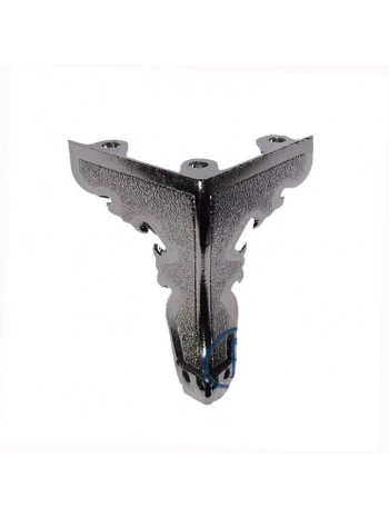 Kelebek Ahşap, Sunta Sandık Ayağı, Kutu Ayak 5,5 Cm - Nikel