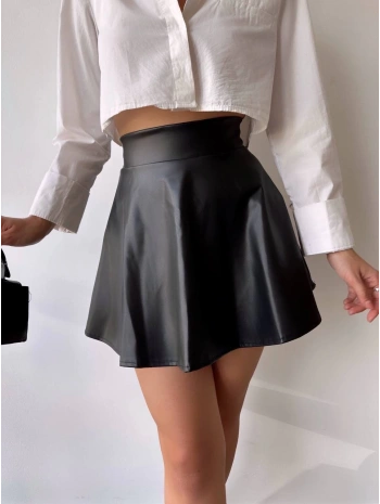 Kısa deri çan etek h26599