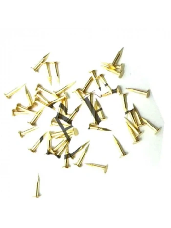 Klips, Menteşe, Ayağı Çivisi 7mm Çelik - Sarı 10gr