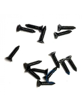 Klips, Menteşe, Ayak, Ağaç, Sunta Vidası 2,2x9,5mm - Siyah 100 Adet