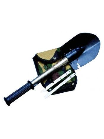 Kpx14 4 Lü Kamp Seti - Bıçak, Testere, Kürek, Balta - Kılıflı