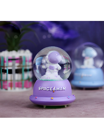Küçük Astronot Işıklı Kar Küresi Alk3110