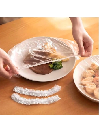 Lastikli Tencere Ve Tabak Bonesi 100 Adet (20cm)