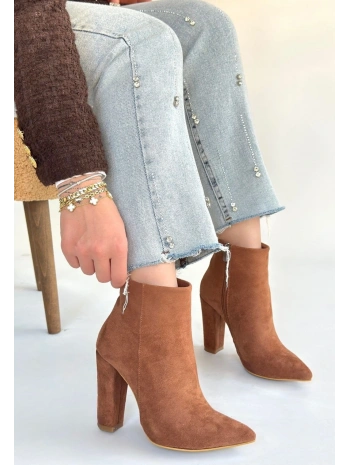 Loora Vizon Süet Topuklu Bot