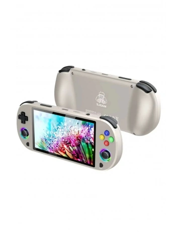 M22 Pro Retro Oyun Konsolu 5.0 ’’ıps Ekran Dahili 20000+ Oyun Emülatörleri Rgb Led Joystick