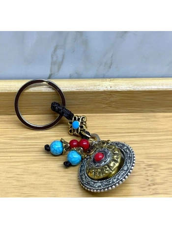 Mantra Çarkı Şans Anahtarlık Alk4465