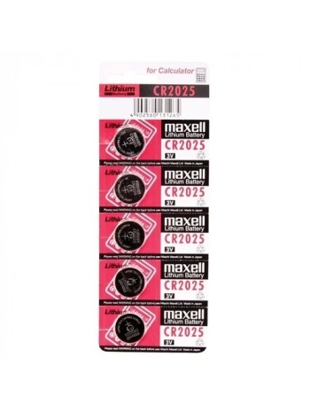 Maxell Cr2025 3v Lityum Düğme Pil 5li Paket