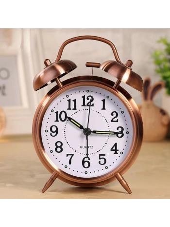 Metal Bakır Masa Saati
