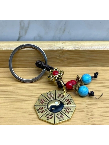 Metal Yin Yang Anahtarlık Alk4454