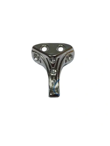 Moda Taşlı Ahşap Sandık Ayağı, Kutu Ayak 2,5 Cm - Nikel, 100 Adet