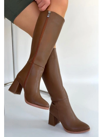 Morena Vizon Cilt BejTopuklu Çizme
