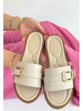 Orja Bej Cilt Terlik