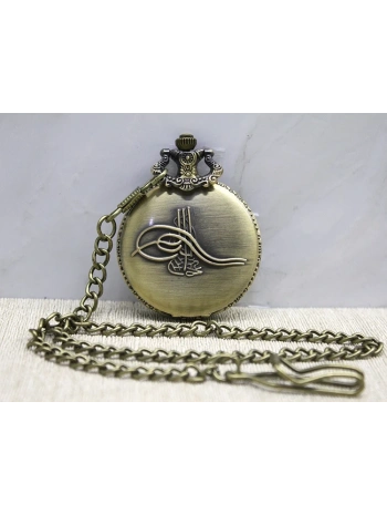 Osmanlı Tuğralı Köstekli Saat Alk3981