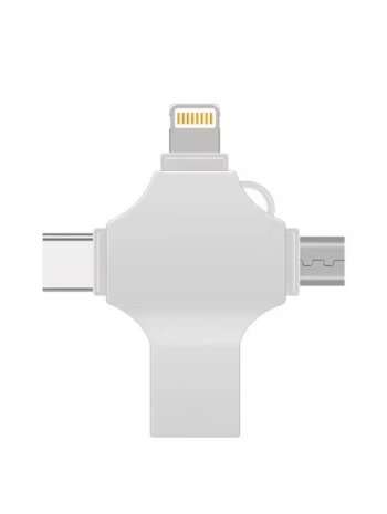 Otg 4in1 Cep Telefonu Çok Fonksiyonlu Usb Flash Bellek 128 Gb Type-c, Micro Sd Ve Kart Okuyucu