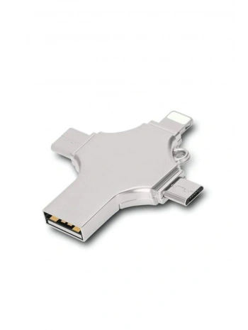 Otg 4in1 Cep Telefonu Çok Fonksiyonlu Usb Flash Bellek 64 Gb Type-c, Micro Sd Ve Kart Okuyucu