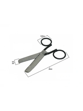 Özel El Yapımı Dövme Lokum Makası 23 Cm