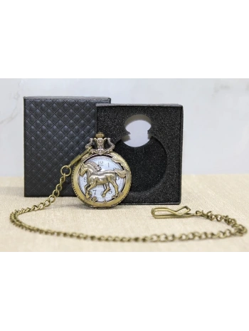 Özel Kutulu At Tasarımı Köstekli Saat Alk4682