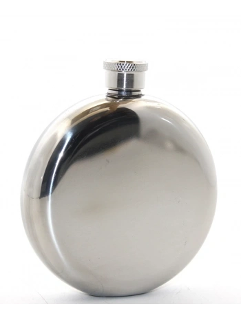 Paslanmaz Çelik Yuvarlak 5 Oz Tekli Matara Alk2676