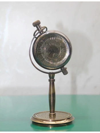 Pirinç Masa Üstü Saat 16186