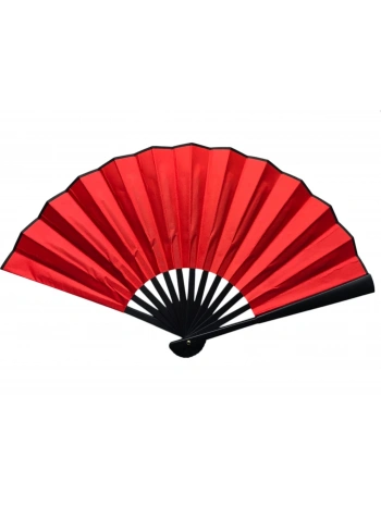 Plastik Kumaş Yelpaze 12li Kırmızı