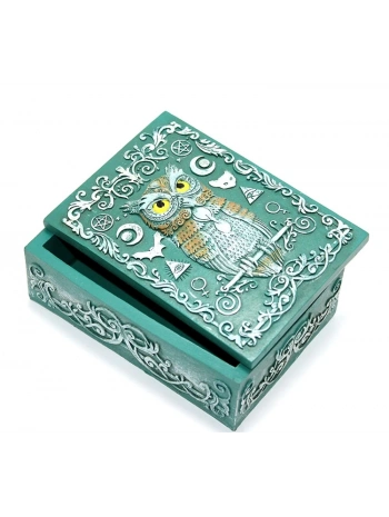 Polyester Baykuş Tasarımı Kutu Alk2364