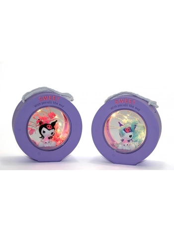 Polyester Kuromi Masa Üstü Lamba Alk1618