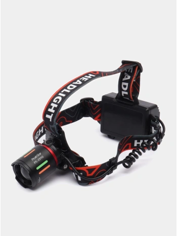 Ps-2910 Şarjlı Profesyonel Zoomlu Kamp Avcı Balıkçı Kafa Lambası Feneri