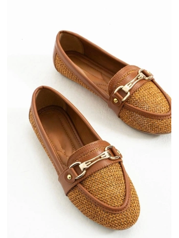 Rain Taba Cilt Babet Ayakkabı